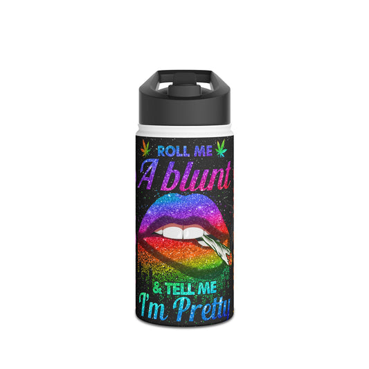 Colorful Stainless Steel Water Bottle - "I Blunt & Tell Me" & "Bad Bitch" Designs