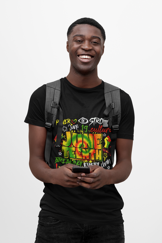 Juneteenth Celebration Crewneck Sweatshirt - Power, Culture & Freedom Design